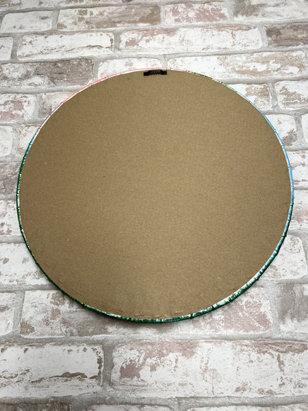 Wildflower Paintings Canvases - 40cm round Option 2