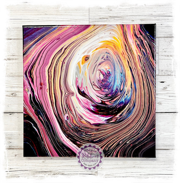 Fluid Art Canvases (30x30cm) "Fairy Hollow"