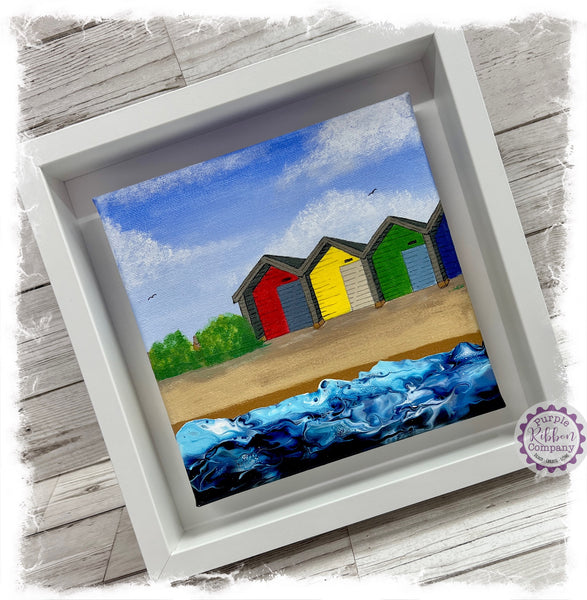 Framed NE Art - Blyth Beach Huts