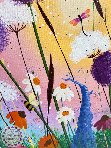 Wildflower Paintings Canvas (30x40cm) - Option 1