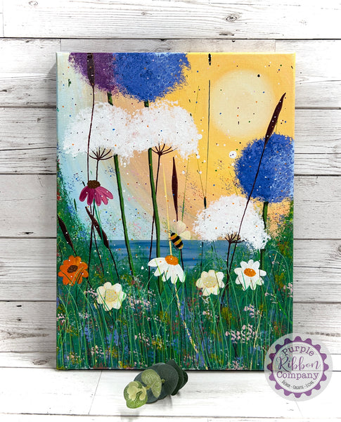 Wildflower Paintings Canvas (30x40cm) - Option 2