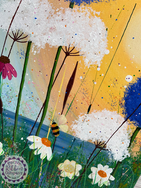Wildflower Paintings Canvas (30x40cm) - Option 2