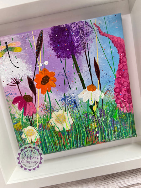 Framed Wildflower Paintings - Option 3