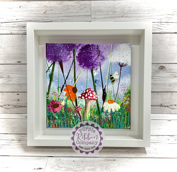 Framed Wildflower Paintings - Option 4