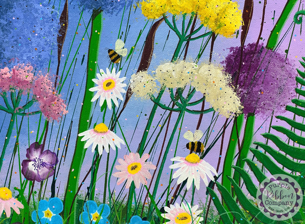 Wildflower Paintings Canvas (40x40cm) - Option 1