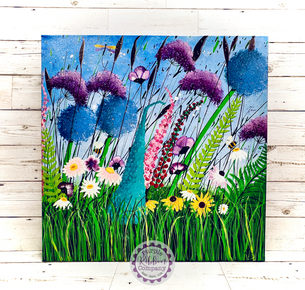 Wildflower Paintings Deep Edge Canvas (50x50cm)