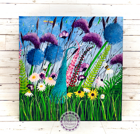 Wildflower Paintings Deep Edge Canvas (50x50cm)