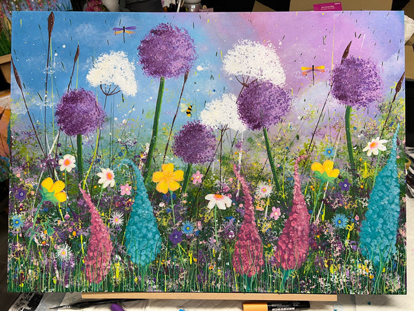 Wildflower Paintings Canvas (70x50cm) - Option 6