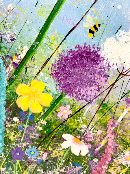 Wildflower Paintings Canvas (70x50cm) - Option 6