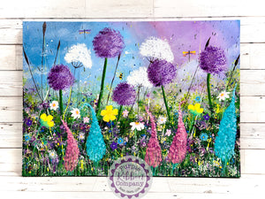 Wildflower Paintings Canvas (70x50cm) - Option 6