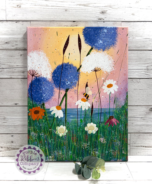 Wildflower Paintings Canvas (30x40cm) - Option 4