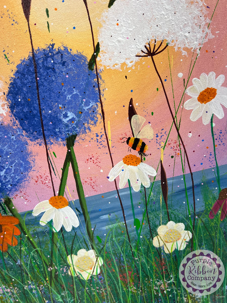 Wildflower Paintings Canvas (30x40cm) - Option 4