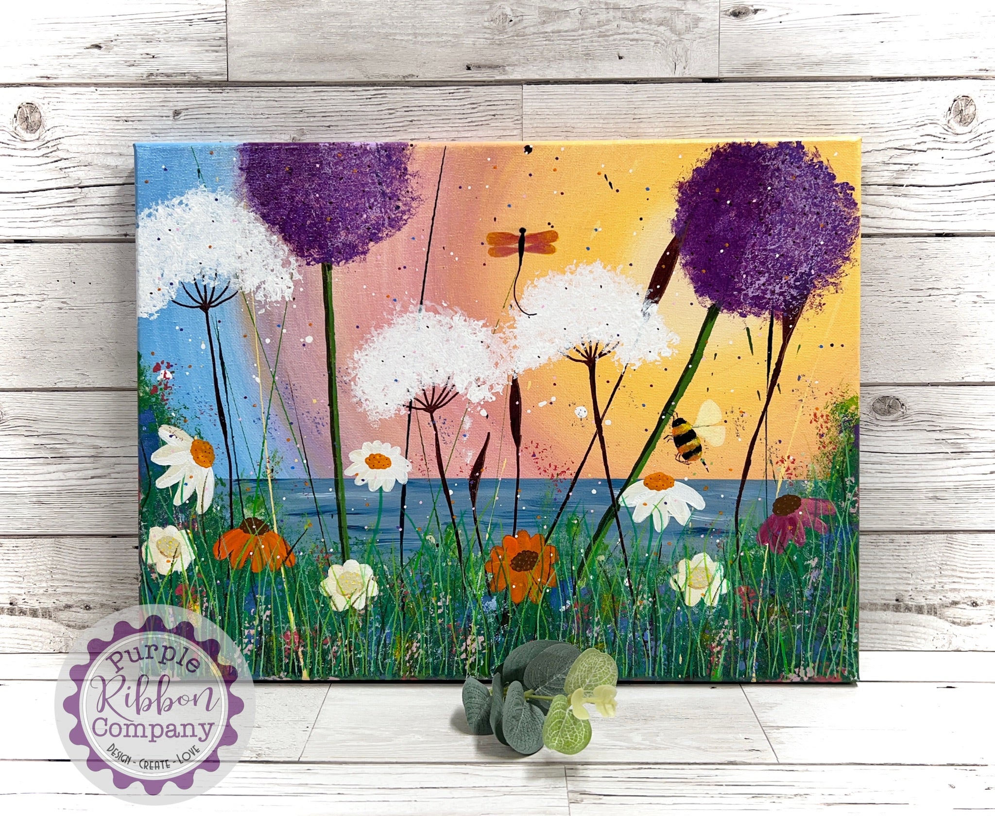 Wildflower Paintings Canvas (40x30cm) - Option 5