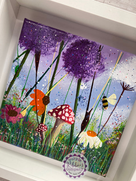 Framed Wildflower Paintings - Option 4