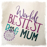 Cotton Tote Bag - Worlds Bestest Dog Mum