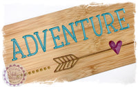 Bamboo Long Sign - Adventure awaits