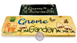 Slate Garden Sign - Gnome Garden