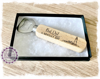 Handheld Bottle Opener - Best Dad in Whitley Bay (St Mary’s Lighthouse)