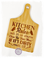 Bamboo Platter Boards - Kitchen Rules