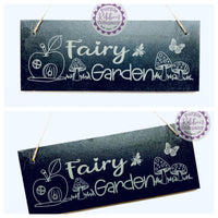 Slate Garden Sign - Fairy Garden