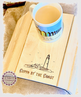 Flexible Sofa Tray - Cuppa by the Coast (St Mary’s Lighthouse, Whitley Bay)