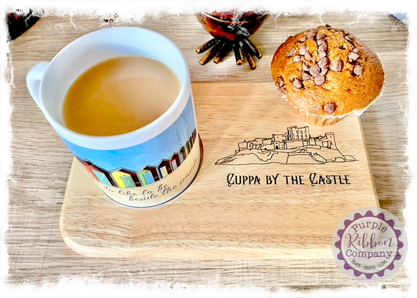 Beverage & Biscuit Board - Cuppa by the Castle (Bamburgh Castle)
