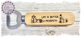 Handheld Bottle Opener - Life is better in Morpeth (St Mary’s Church & Morpeth Chantry)