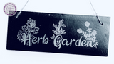 Slate Garden Sign - Herb Garden