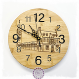 Round Bamboo Carved Clock - Darlington Clock Tower