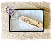 Handheld Bottle Opener - Best Dad in Whitley Bay (St Mary’s Lighthouse)