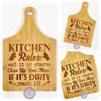 Bamboo Platter Boards - Kitchen Rules